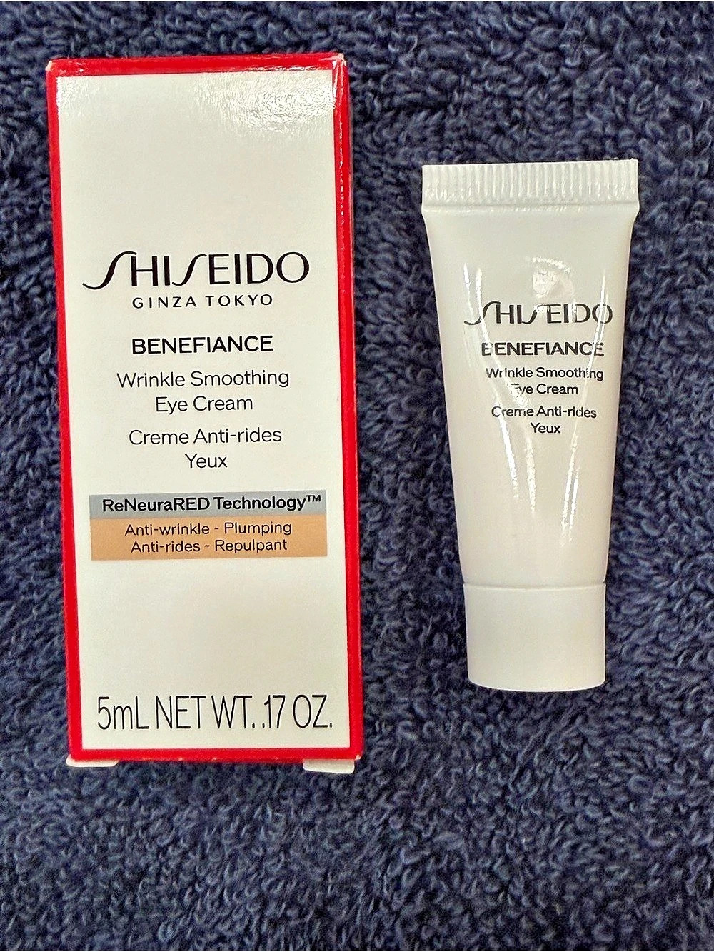 Shiseido Benefiance Wrinkle Smoothing Eye Cream 5 mL NWT